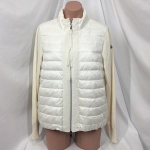 moncler jacket with knit sleeves